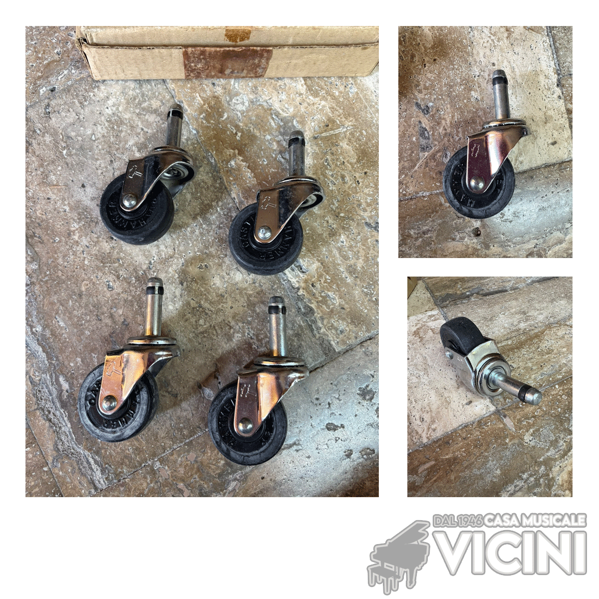 RICAMBIO MARSHALL SET DI 4 RUOTE