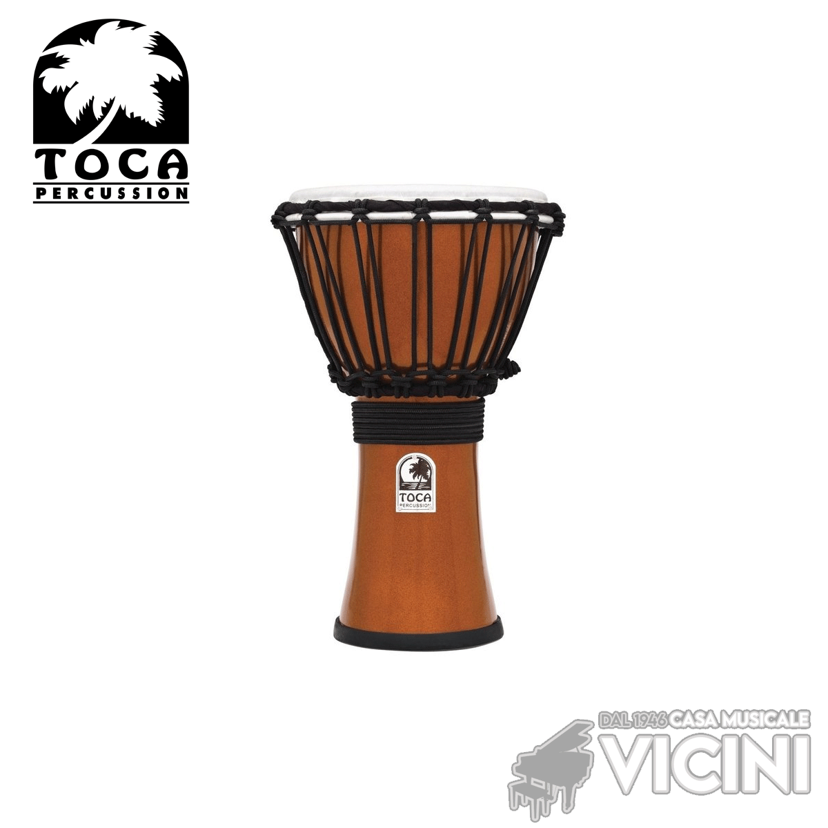 DJEMBE TOCA TFCDJ-7MO FREESTYLE II 7" ORANGE