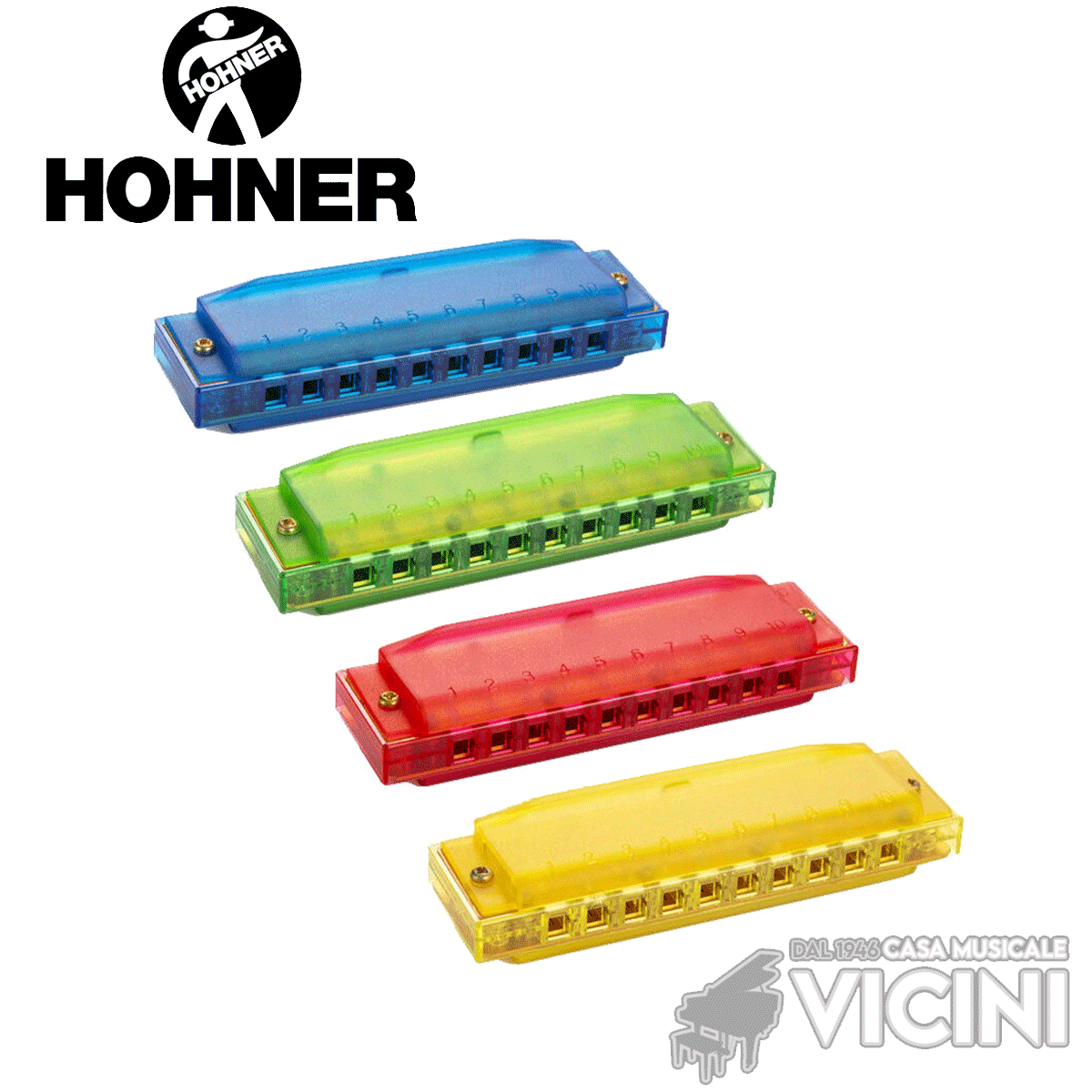 ARMONICA HOHNER Color Translucent C