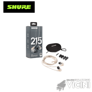 CUFFIA SHURE SE215CL AURICOLARE (TRASPARENTE)
