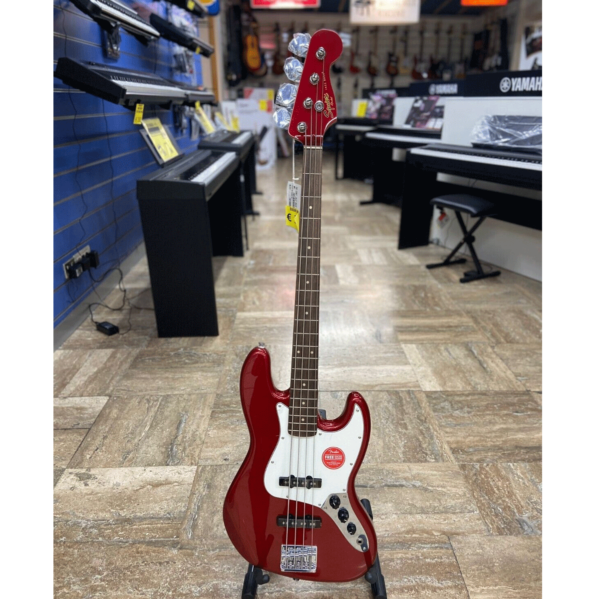 Basso FENDER SQUIER J.BASS CONT Metallic Red