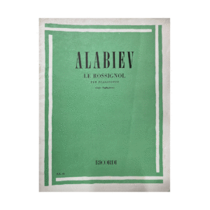 ALABIEV - LE ROSSIGNOL