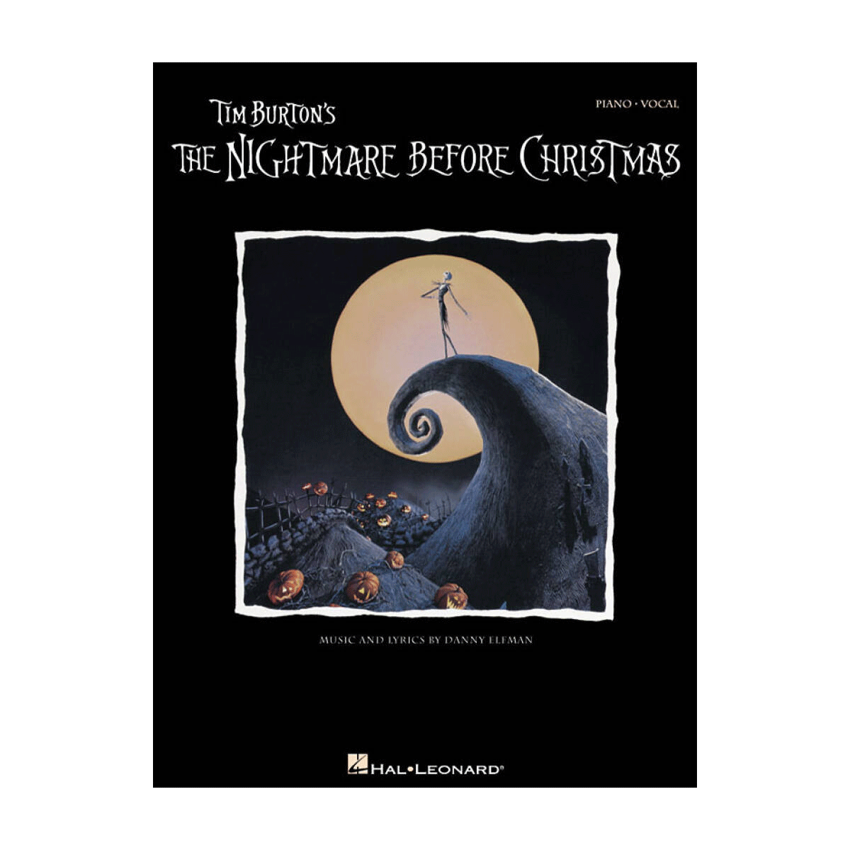 TIM BURTON'S THE NIGHTMARE BEFORE CHRISTMAS piano - vocal