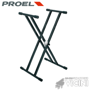 SUPPORTO TASTIERA PROEL EL 250 DOPPIA SBARRA