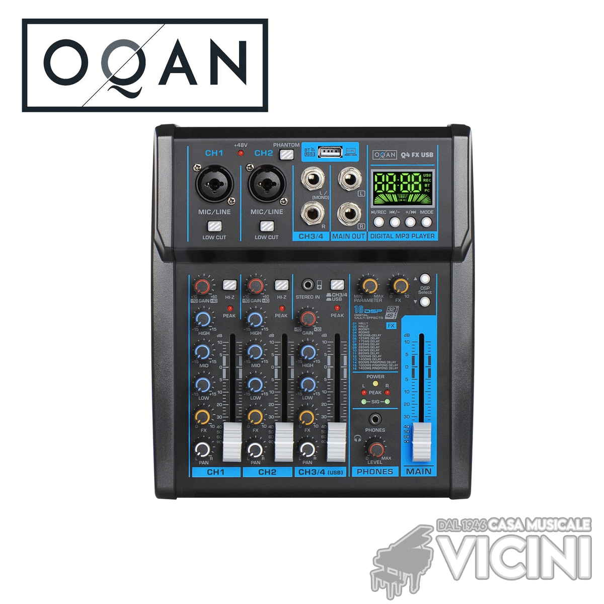 MIXER OQAN Q4 FX USB